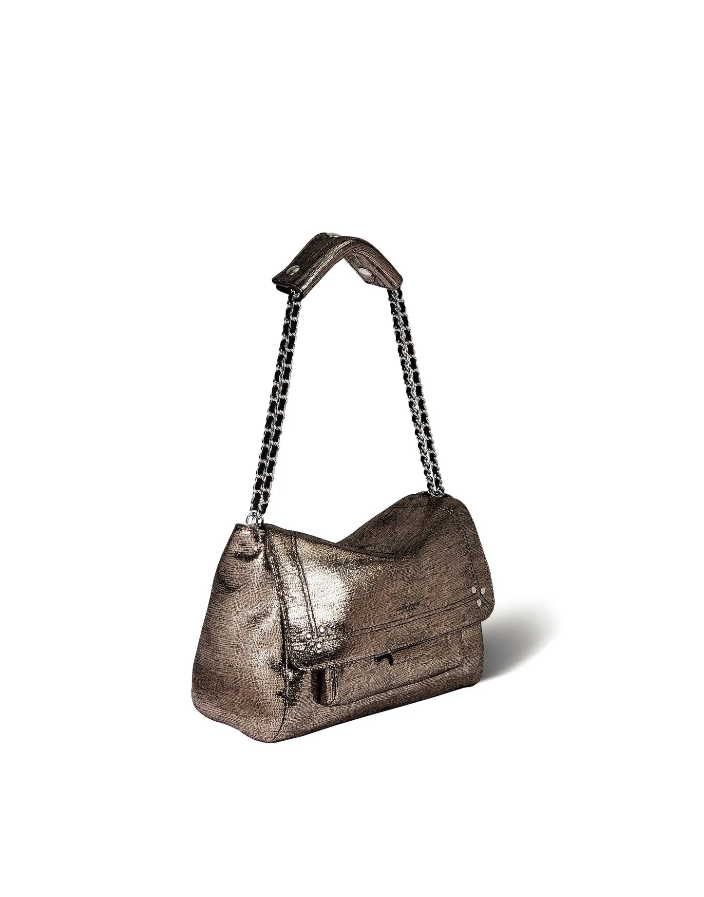 Sac Lulu M Chèvre Lamé Champagne - Jérôme Dreyfuss