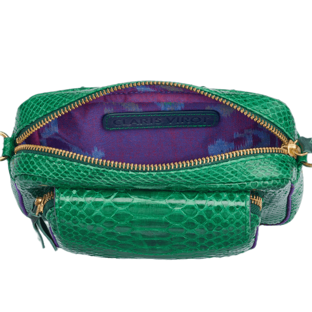 Sac Python Baby Charly Vert Pelouse - Claris Virot