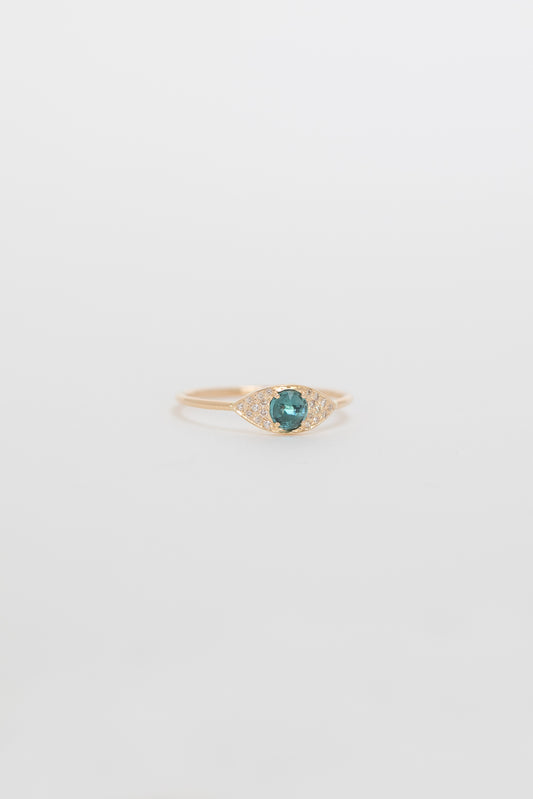 Bague Full Eye Tourmaline Verte - Céline Daoust