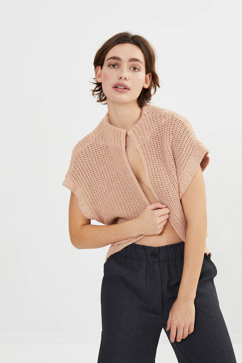 Gilet Maille Manches courtes - Rabens Saloner