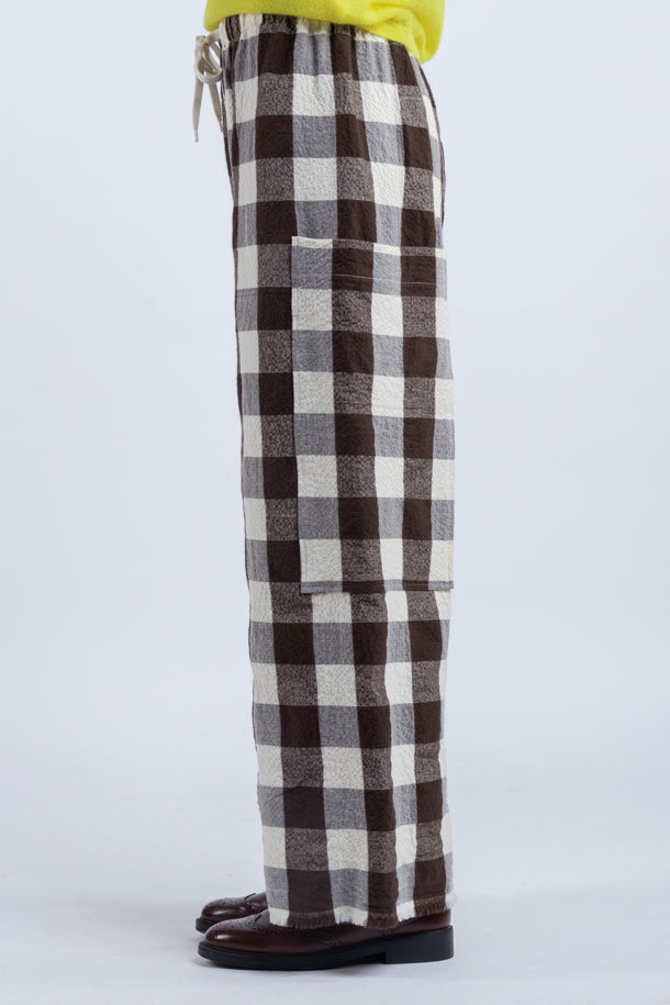 Pantalon Damier Marron - Phisique du Role