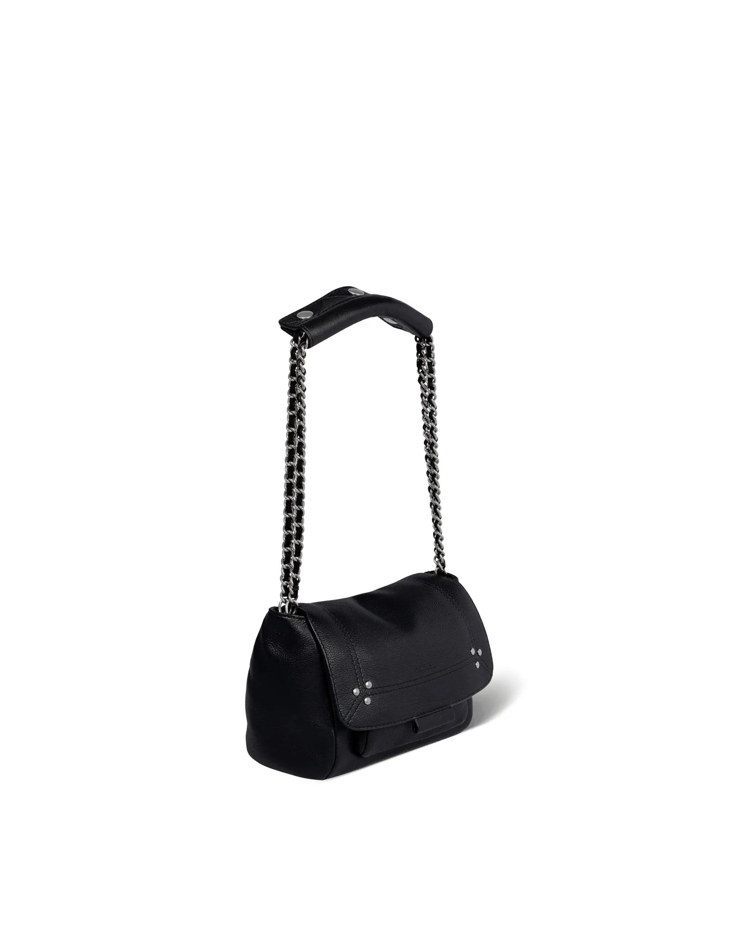 Sac Lulu S Veau Noir Silver - Jérôme Dreyfuss