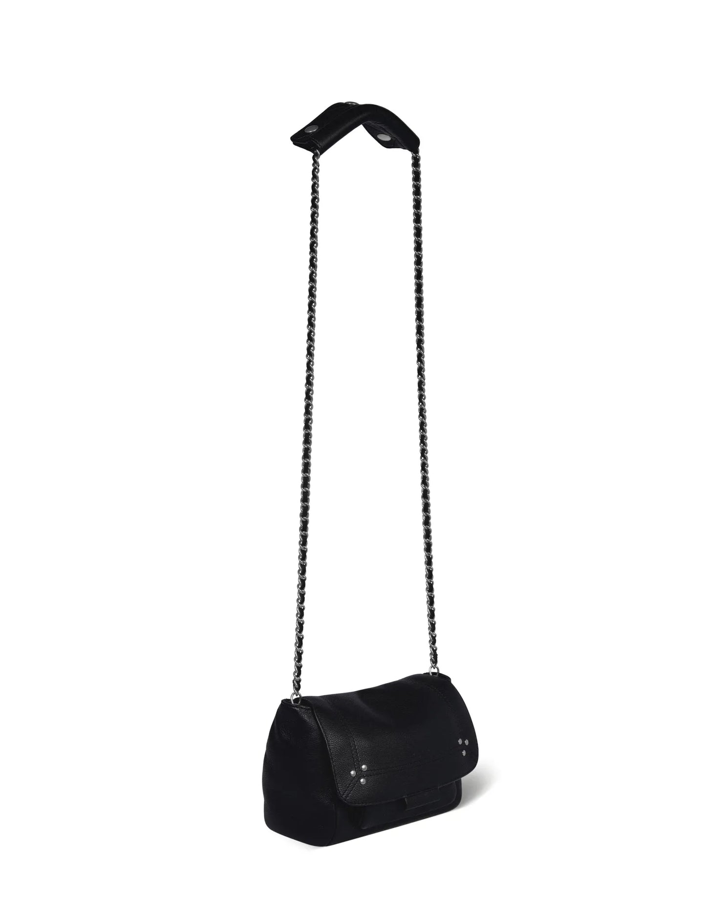 Sac Lulu S Veau Noir Silver - Jérôme Dreyfuss