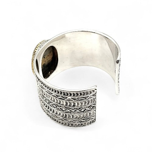 Manchette Argent et Jaspe Bourdon - Jalan Jalan