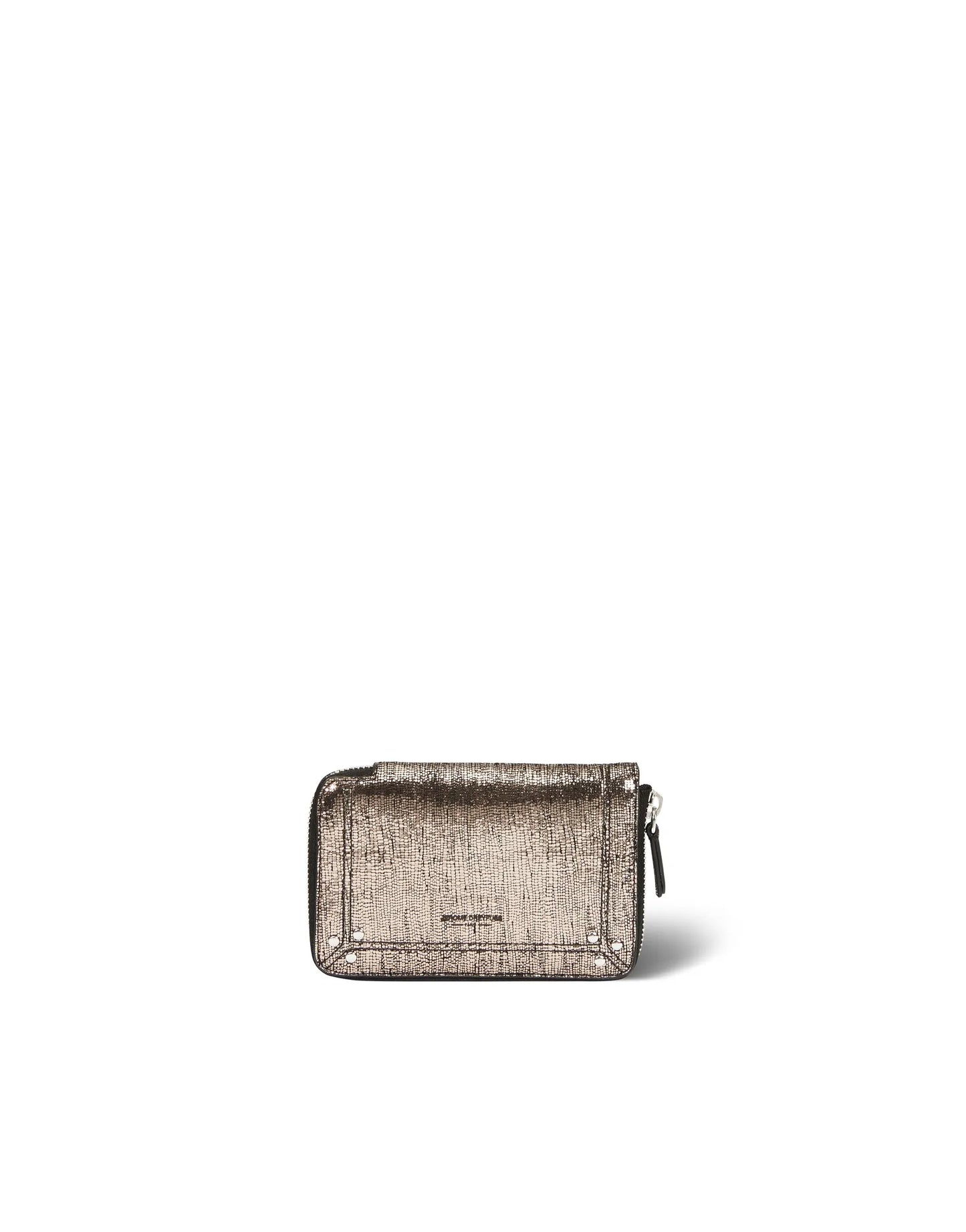 Portefeuille Julien Chèvre Lamé Champagne - Jérôme Dreyfuss