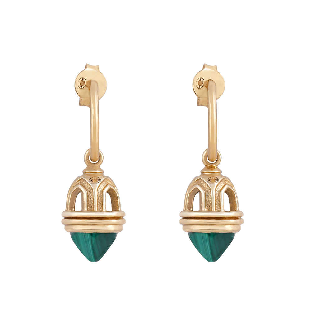 Boucles d'Oreilles Bo Temple, bijou de sérénité