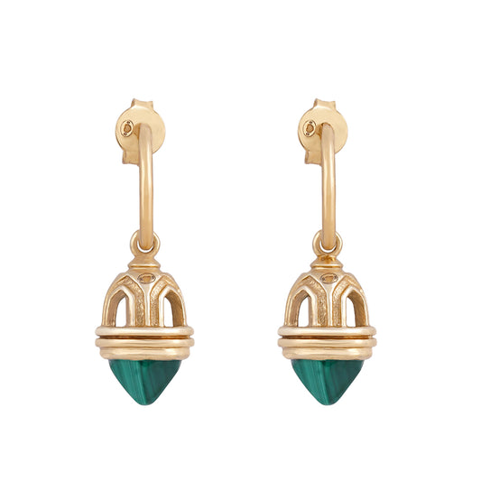 Boucles d'Oreilles Bo Temple, bijou de sérénité