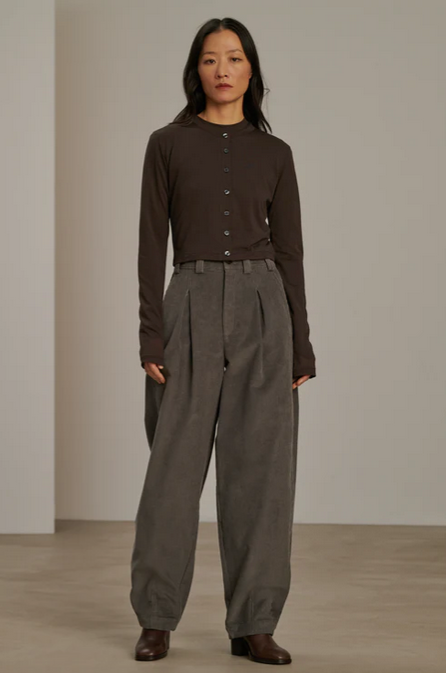 Cardigan Court Barbara Charbon - Soeur