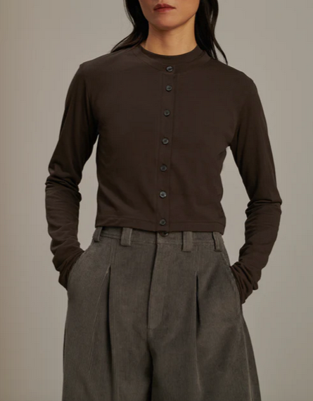 Cardigan Court Barbara Charbon - Soeur