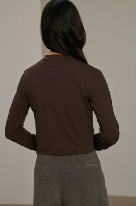 Cardigan Court Barbara Charbon - Soeur