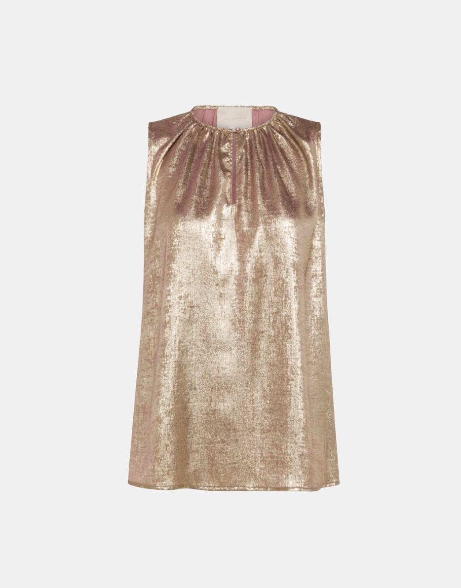 Top Cris Laminé Rose - Momoni