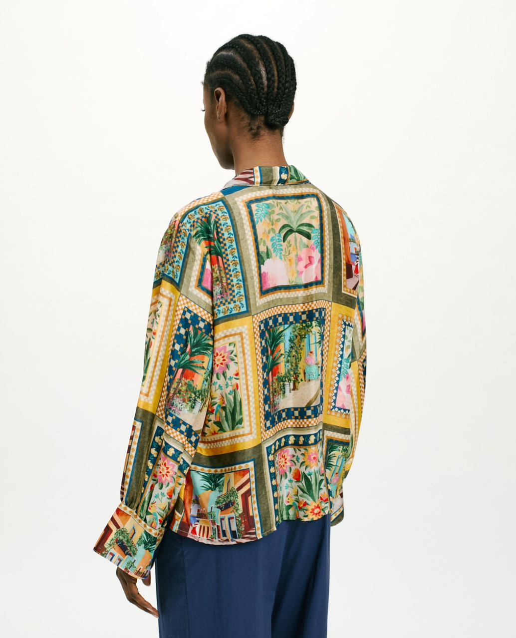 Chemisier Catinga Multicolor Verde - Momoni