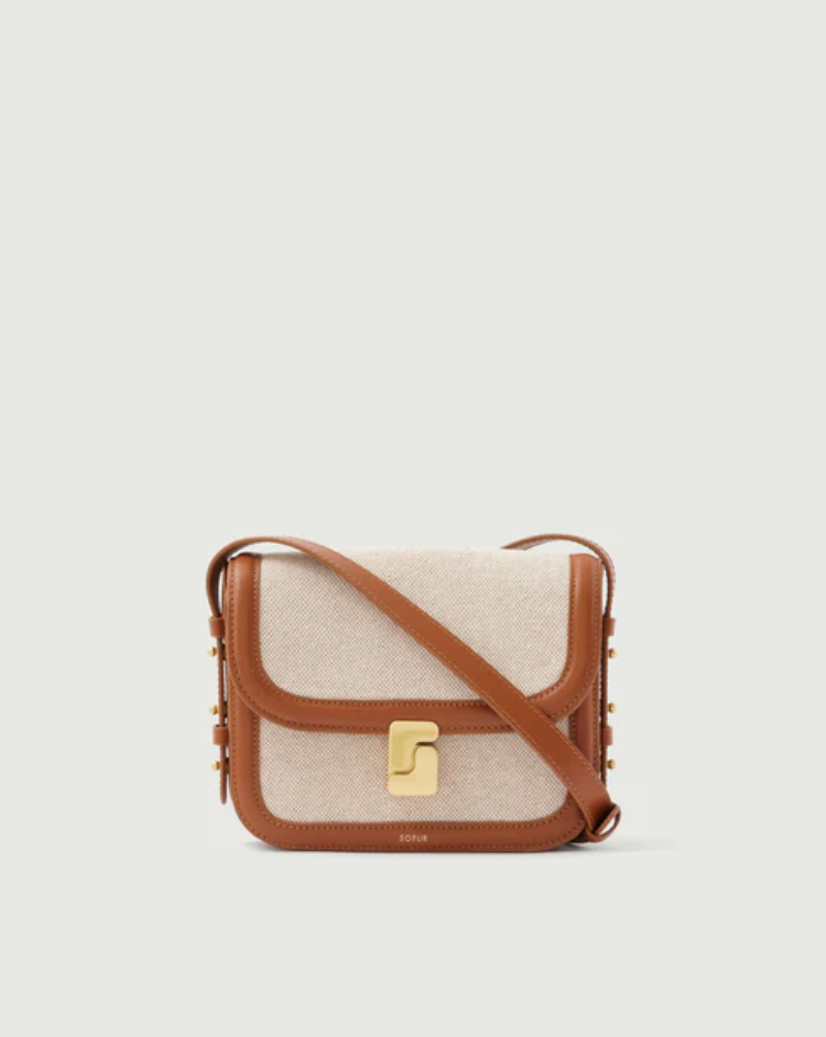 Sac Bellissima Mini Bi-Matière Ecru/Naturel - Soeur