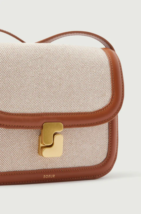 Sac Bellissima Mini Bi-Matière Ecru/Naturel - Soeur