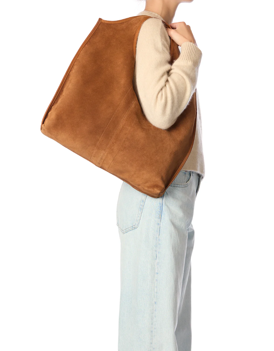 Sac Paco Croûte Velours Caramel - Jérôme Dreyfuss