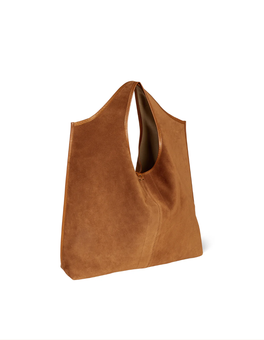 Sac Paco Croûte Velours Caramel - Jérôme Dreyfuss