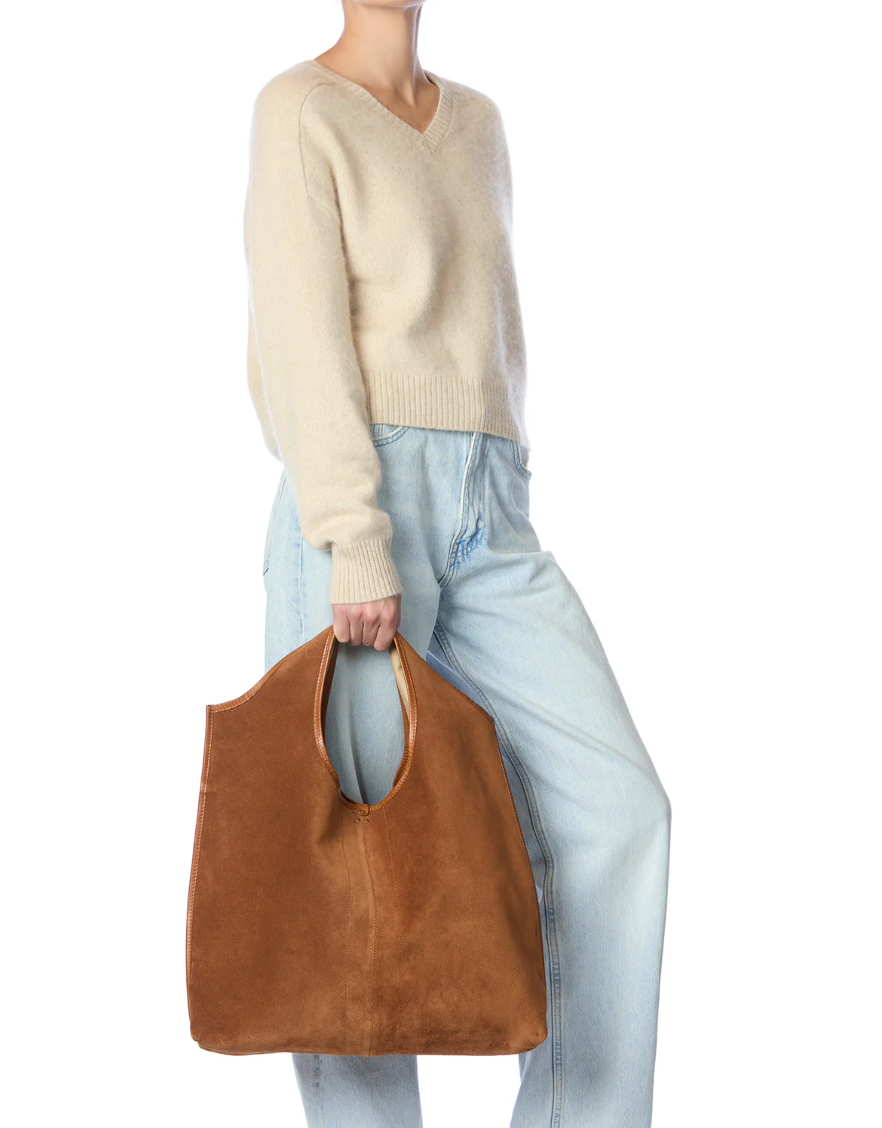 Sac Paco Croûte Velours Caramel - Jérôme Dreyfuss