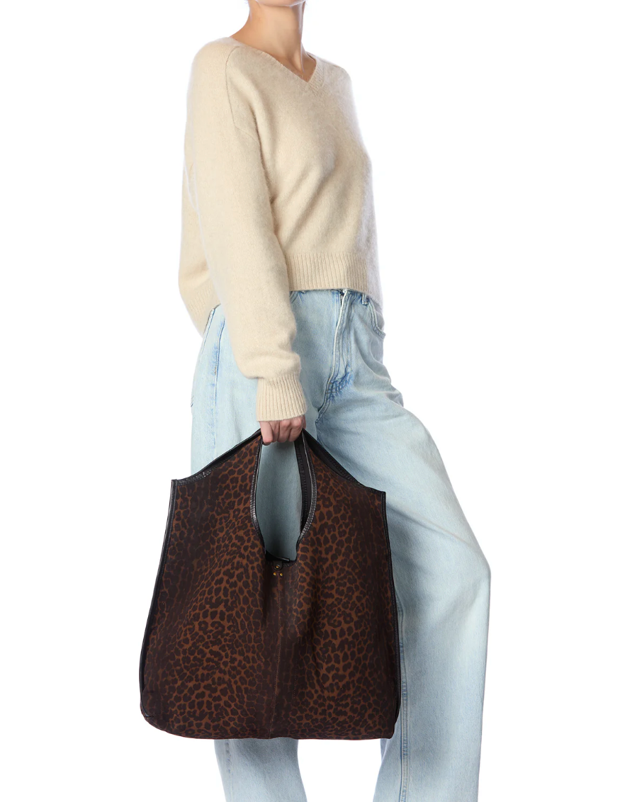 Sac Paco Croûte Velours Léopard - Jérôme Dreyfuss
