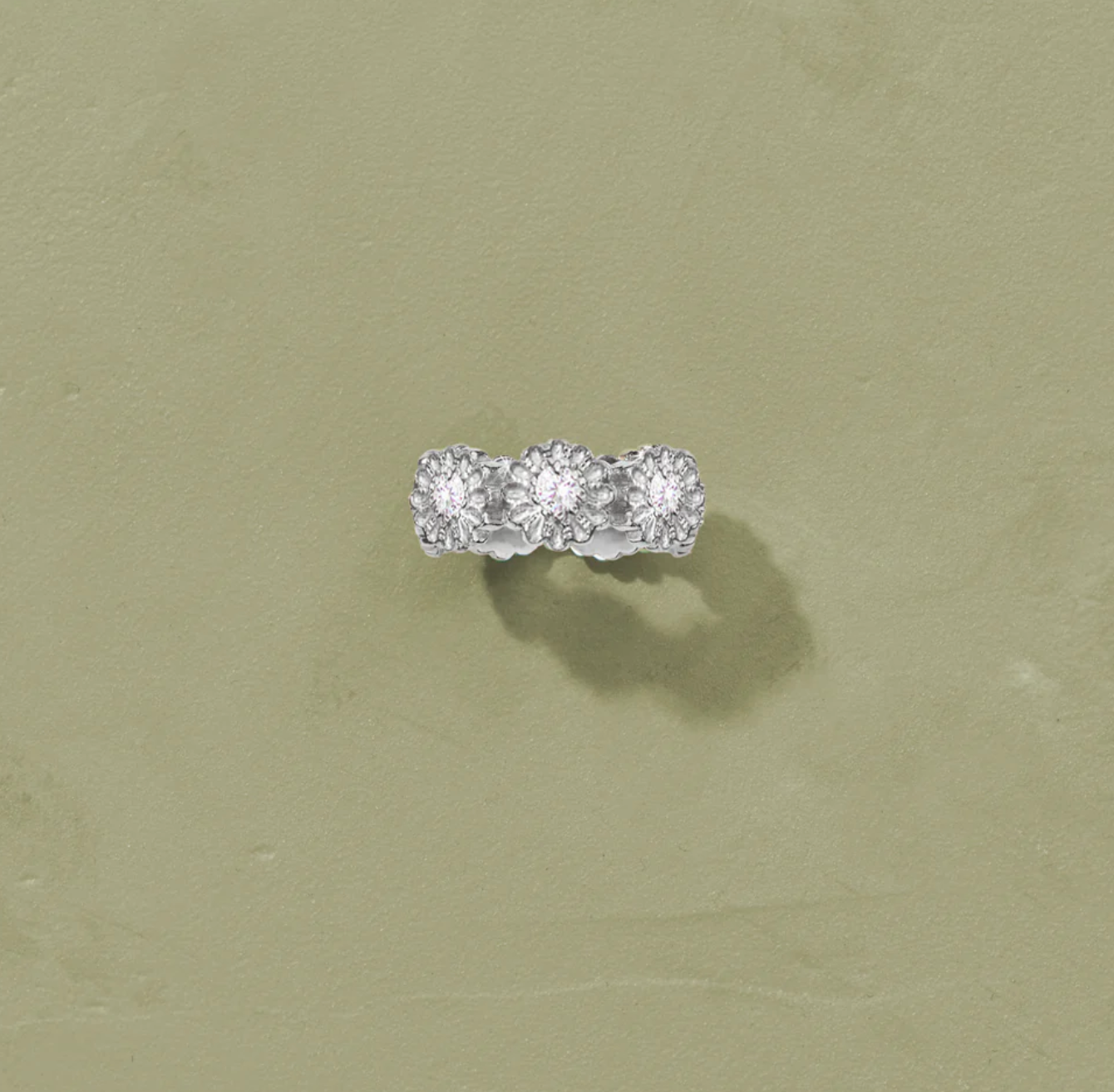 Bague Saï Topaze Blanche Argent - Tityaravy