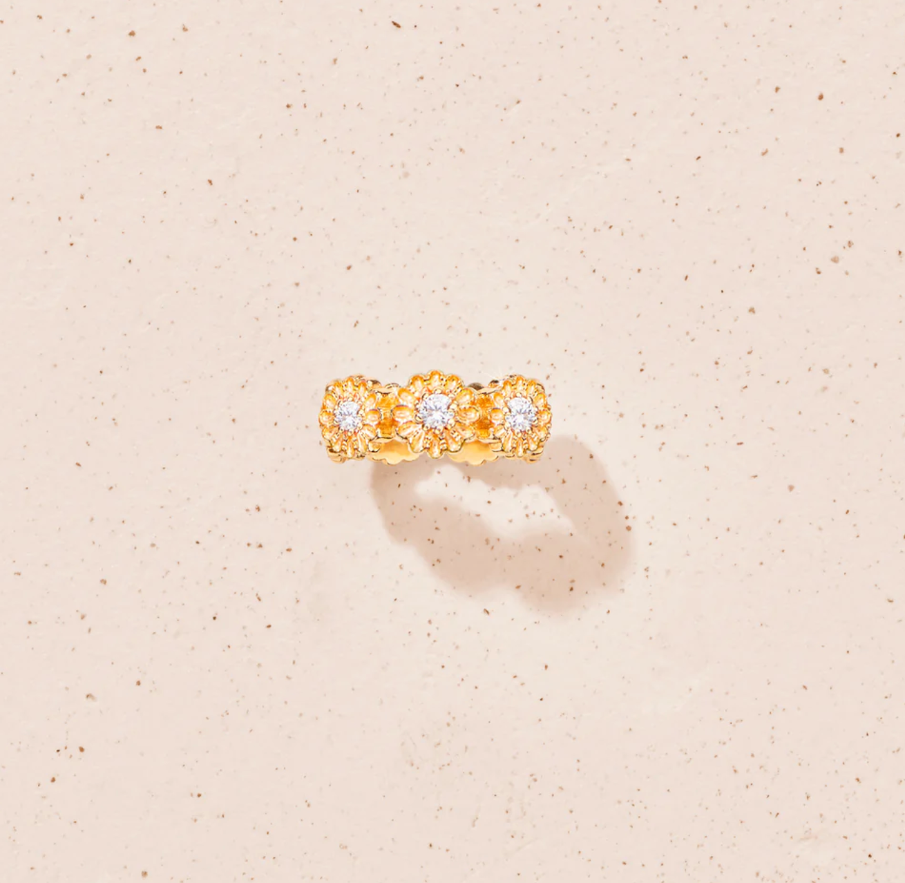 Bague Saï 7 Topaze blanche - Tityaravy