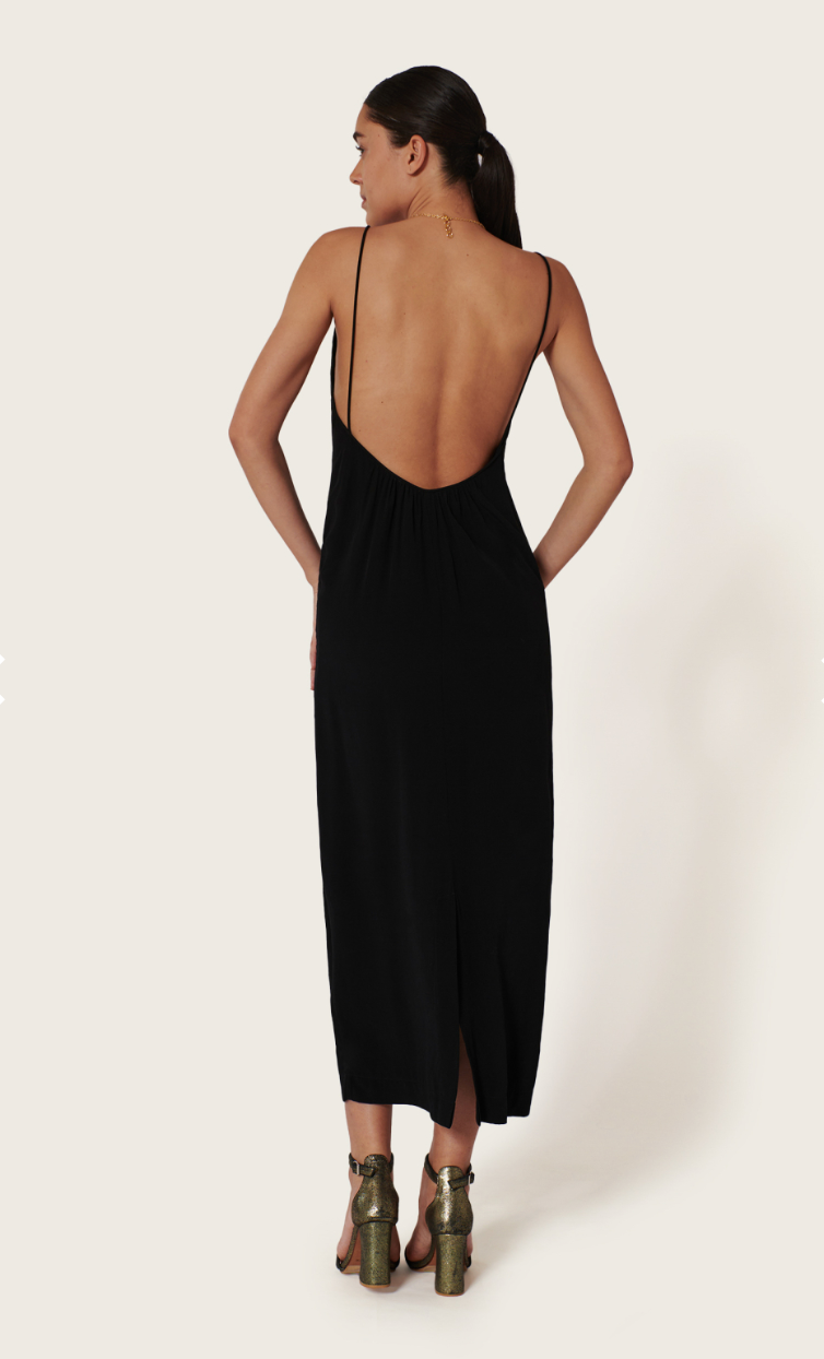 Robe Longue Blake Noire - Karma Koma