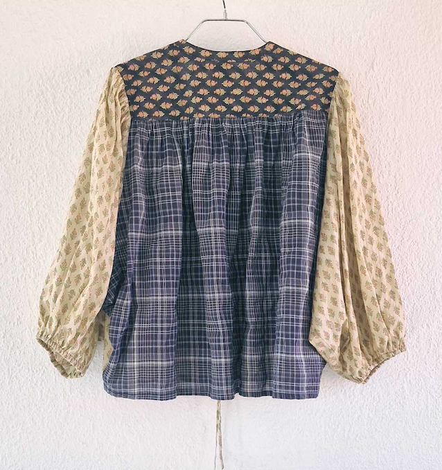 Blouse Nina Patch Beige - Claramonte