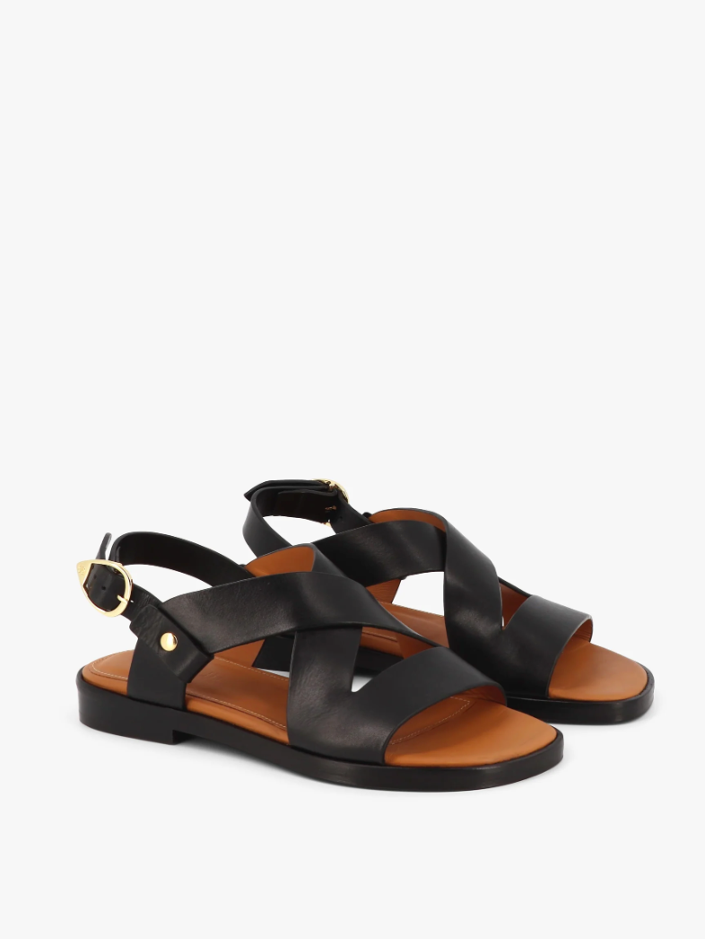 Sandale Calie Noire - Socque