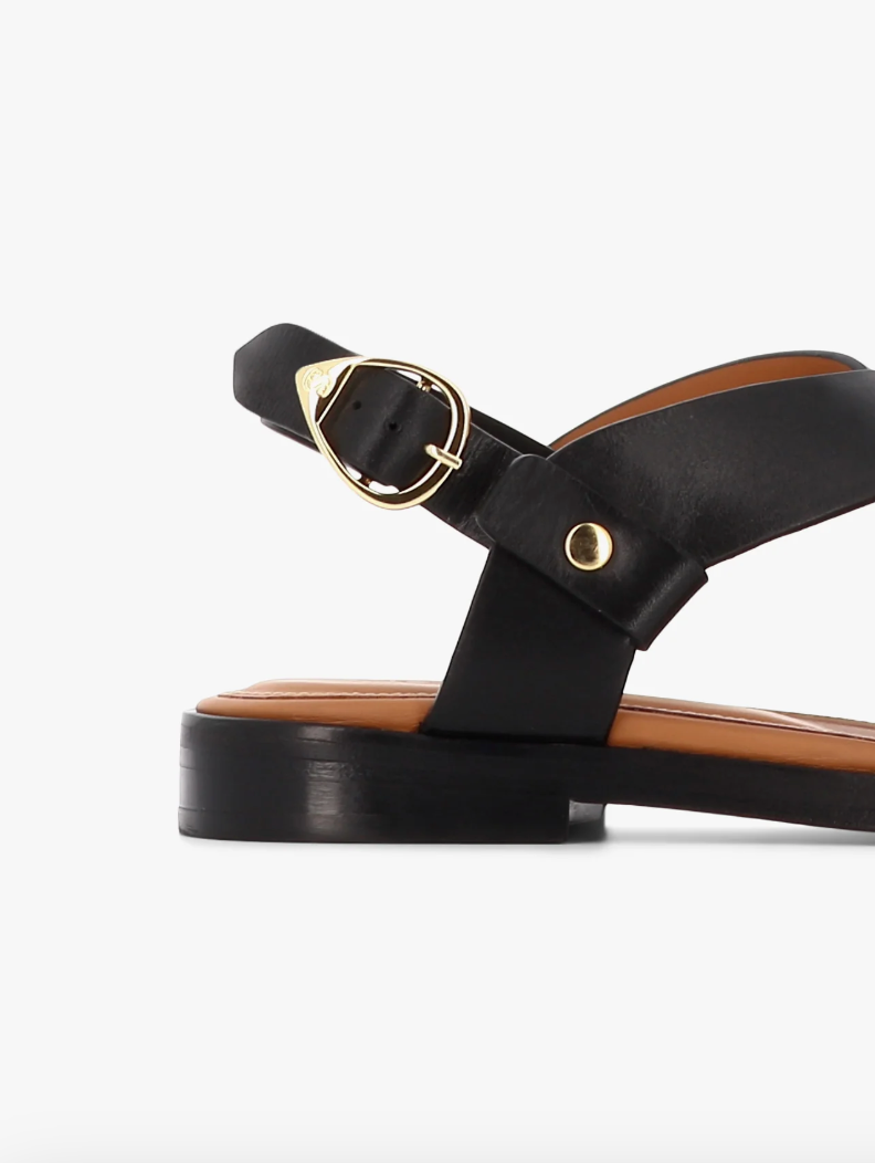 Sandale Calie Noire - Socque