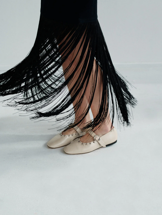 Ballerine Ginger Crème - Socque