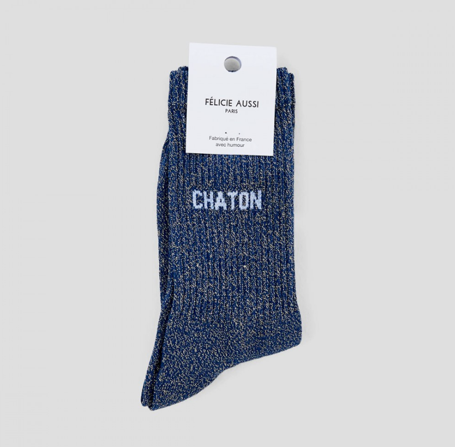 Chaussettes Chaton Pailletées - Félicie Aussi