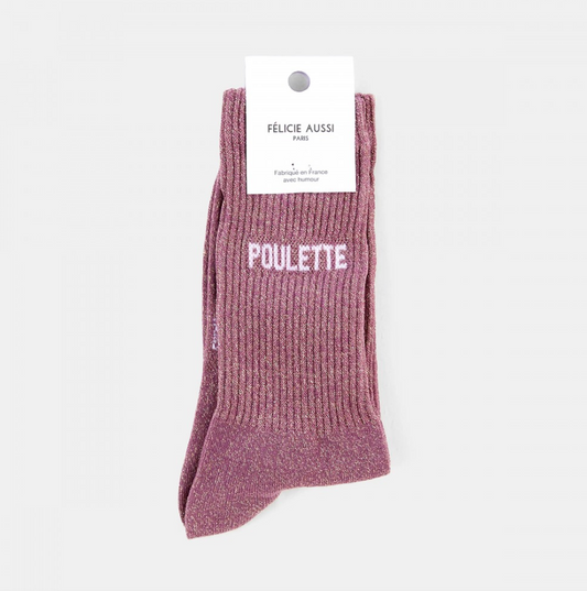 Chaussettes Poulette Pailletées - Félicie Aussi