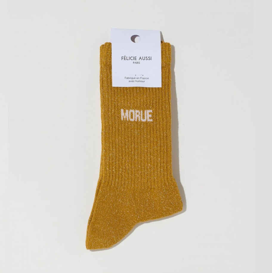 Chaussettes Morue Pailletées - Félicie Aussi