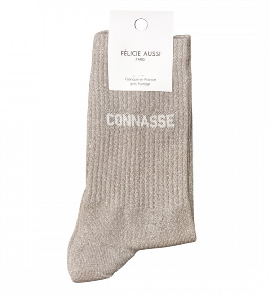 Chaussettes Connasse Pailletées - Félicie Aussi