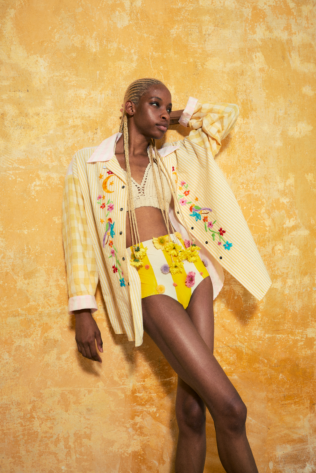 Chemise Multi Yellow/Pink - Susanna Blu