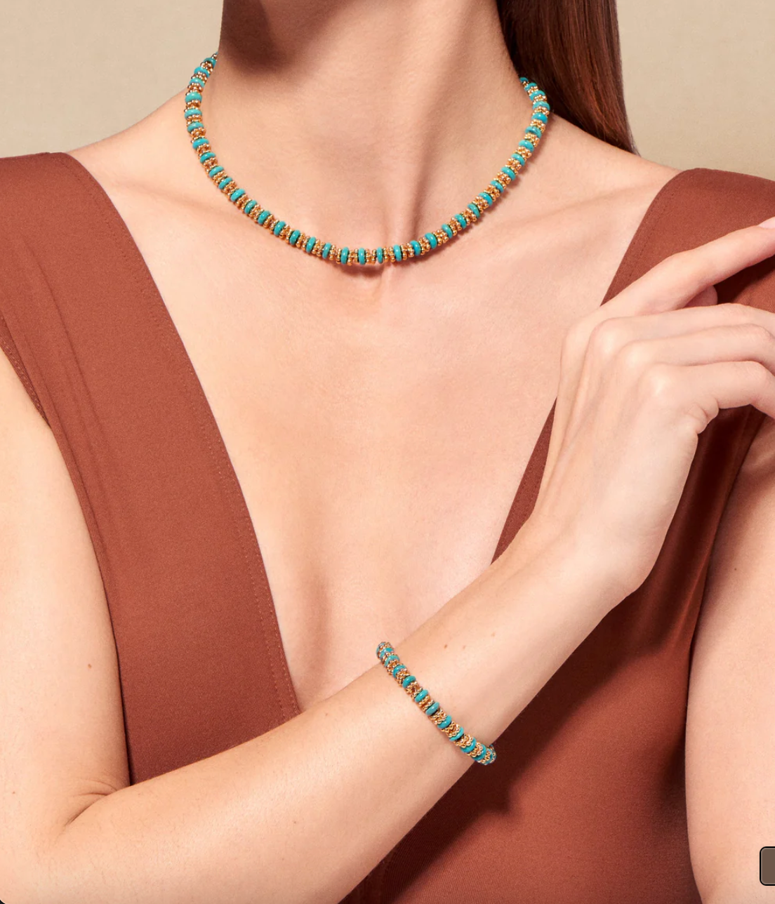 Collier Seda Turquoise - Tityaravy
