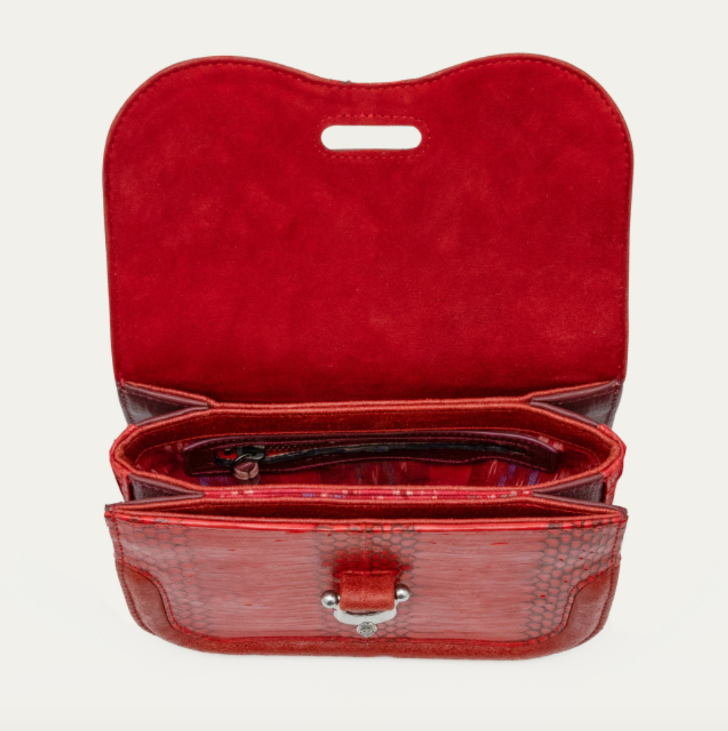 Sac Mini Manon Cobra Rubis - Claris Virot