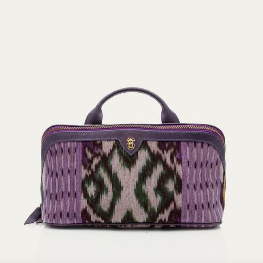 Trousse Tissu Charlotte Lune Violet - Claris Virot