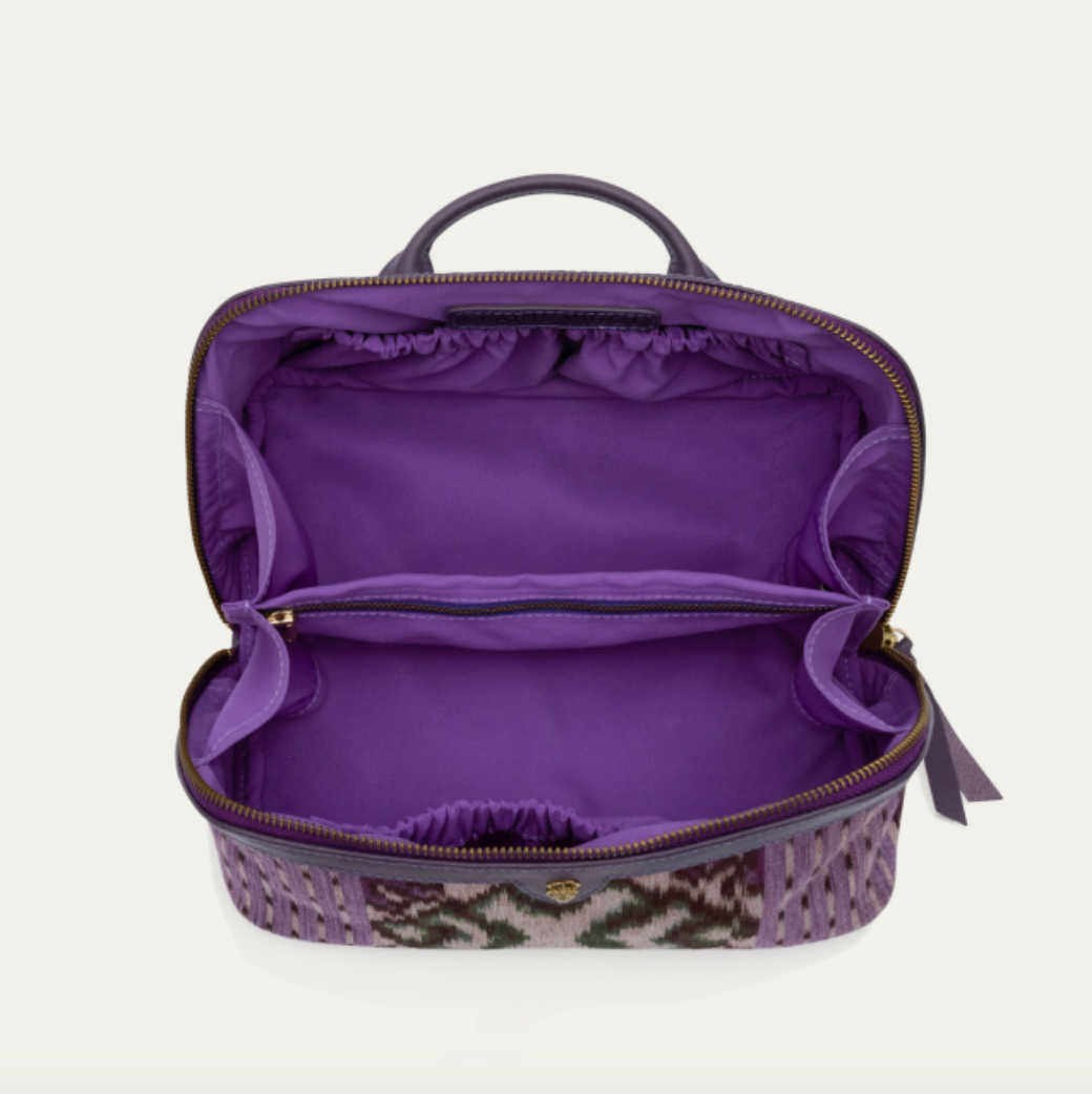 Trousse Tissu Charlotte Lune Violet - Claris Virot