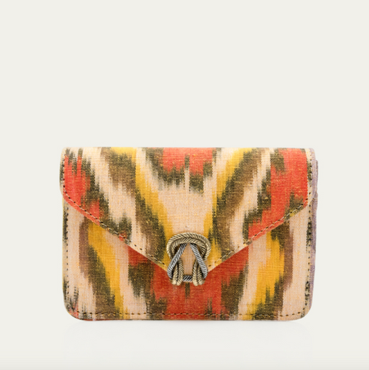 Porte Cartes Alex Tissu Lasso - Claris Virot