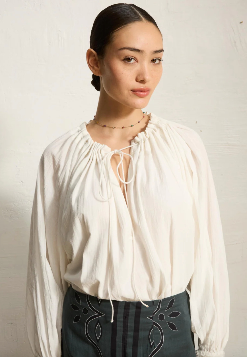 Blouse Bono White - Mare di Latte