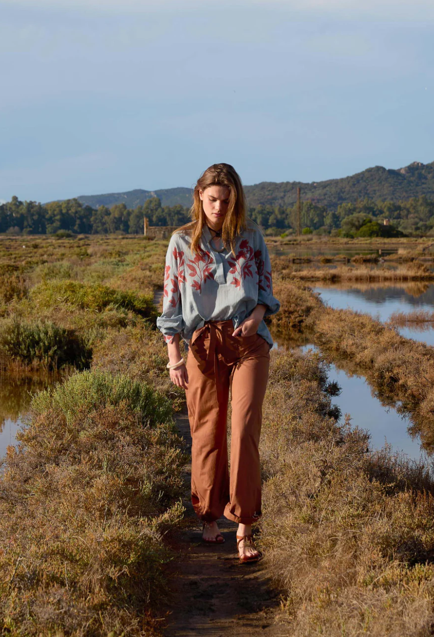 Pantalon Marco Havane Brown - Mare di Latte