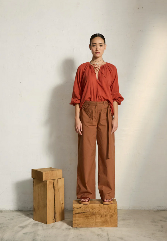 Pantalon Marco Havane Brown - Mare di Latte