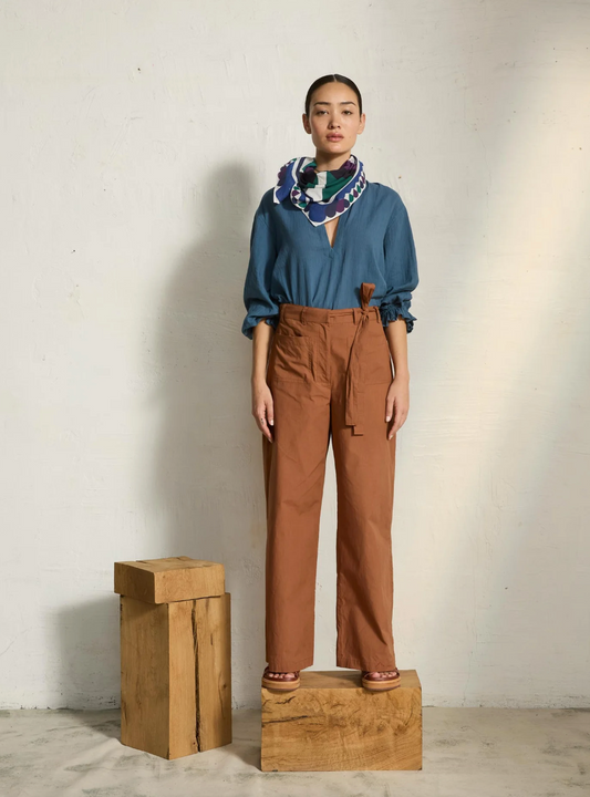 Blouse Sapho Storm Blue - Mare Di Latte