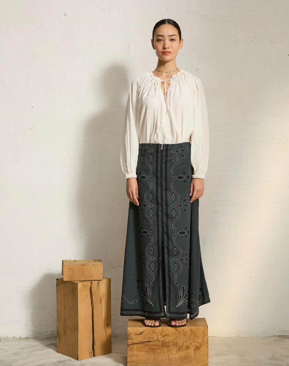 Blouse Bono White - Mare di Latte