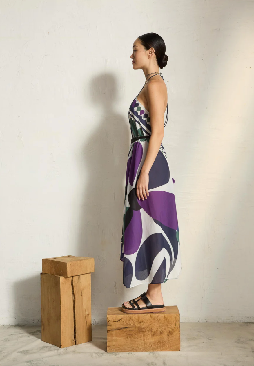 Robe Ivina Riviera Violet - Mare di Latte