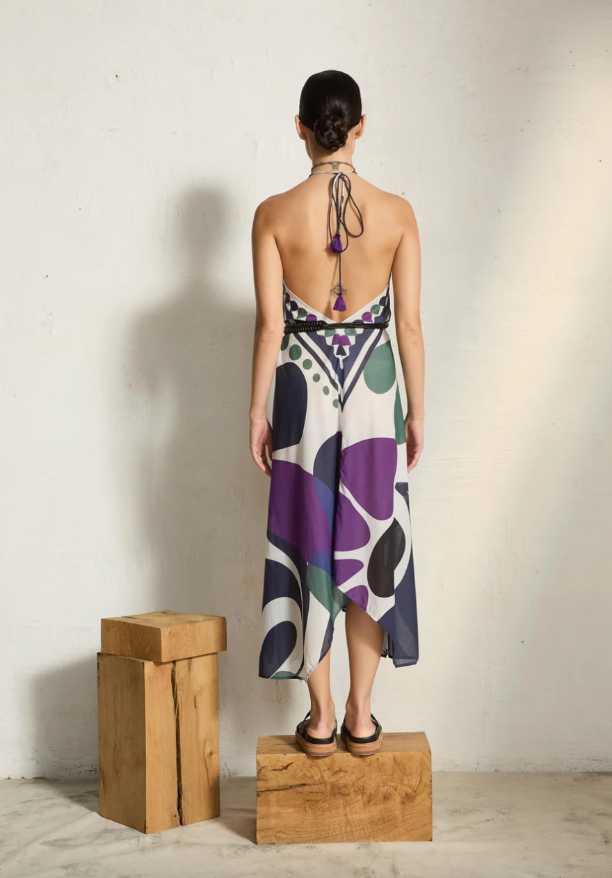 Robe Ivina Riviera Violet - Mare di Latte