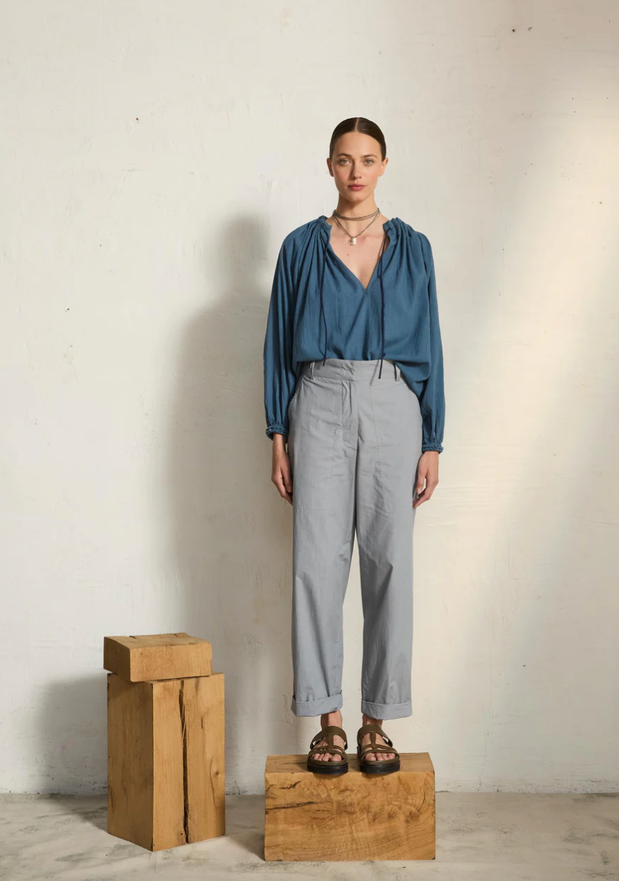 Blouse Bono Storm Blue - Mare di Latte