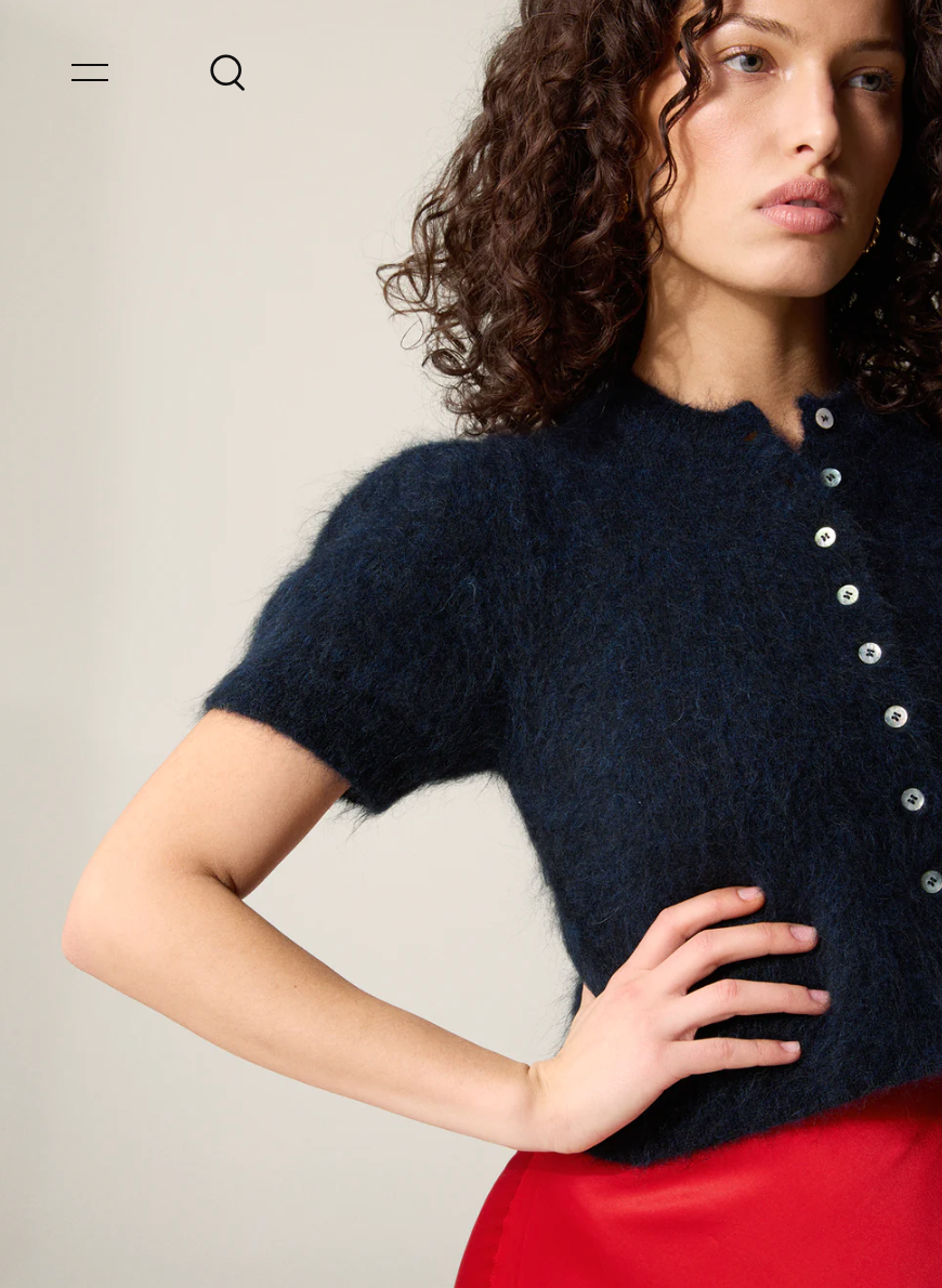 Cardigan Abelina Marine - Rouje
