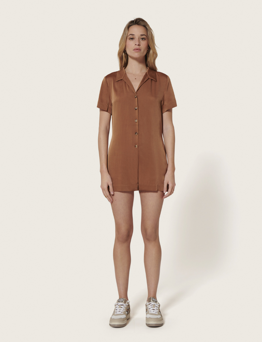 Combinaison Courte Soie Rita - Karma Koma