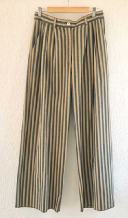 Pantalon Paolo Stripes Ocre - Claramonte